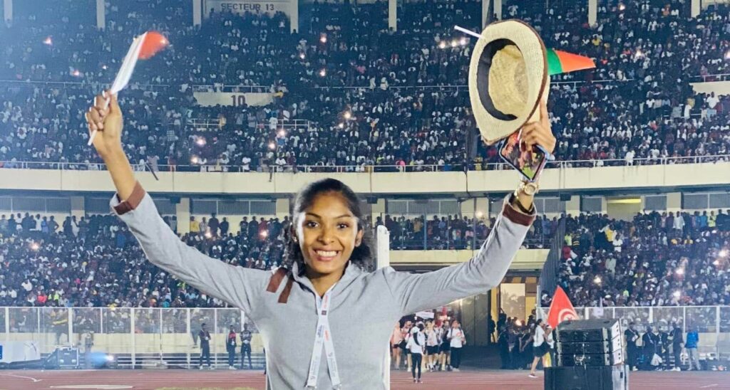 Athlétisme - Championnats d’Afrique - Sidonie Fiadanantsoa termine 5e au 100 m haies sidonie 260516 01