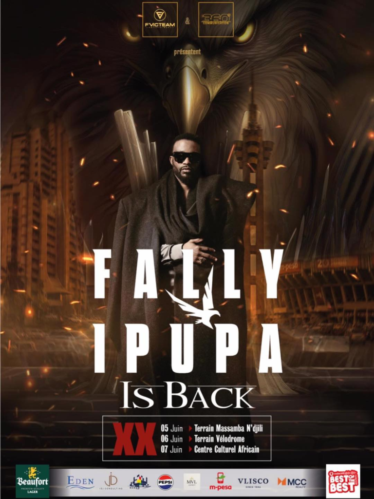 Fally Ipupa donne rendez-vous aux Kinois pour trois dates exceptionnelles de son retour à Kinshasa image