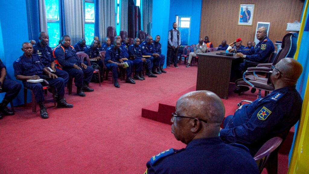 Journée « ville morte » du C64 : la police de Kinshasa renforce les mesures sécuritaires pnc 260529