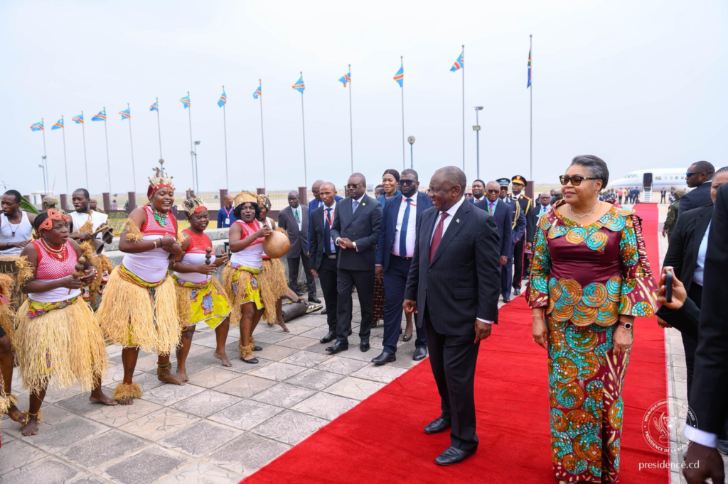Le Président de la République d’Afrique du Sud, Cyril Ramaphosa à Kinshasa pour renforcer la coopération africaine dans la lutte contre les pandémies image
