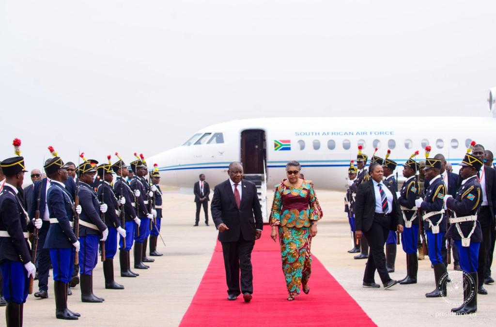 Le Président de la République d’Afrique du Sud, Cyril Ramaphosa à Kinshasa pour renforcer la coopération africaine dans la lutte contre les pandémies image